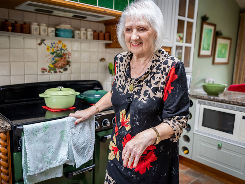 Woman in kitchen
