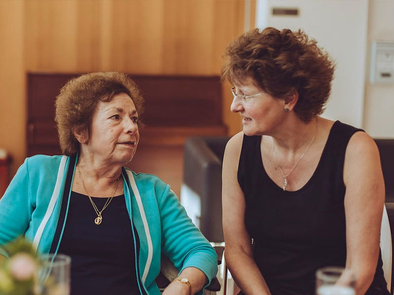 Women chatting